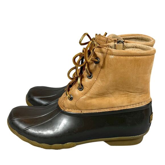 Sperry Womens Duck Rain Winter Boots Size 9 Waterproof STS85527 - Picture 1 of 11